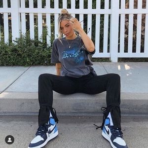 Nasty gal slit high waisted pants